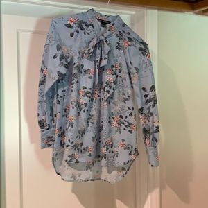 French connection floral bow tie